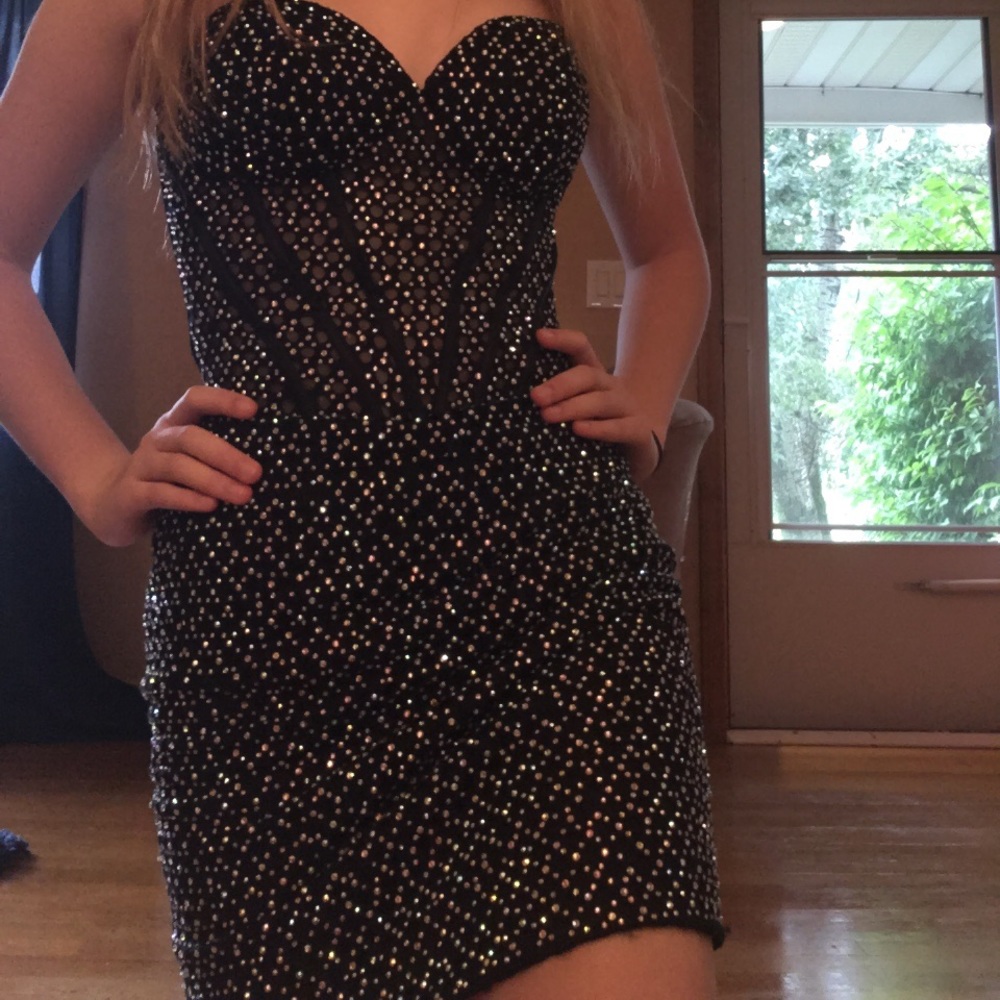 Black Homecoming dress